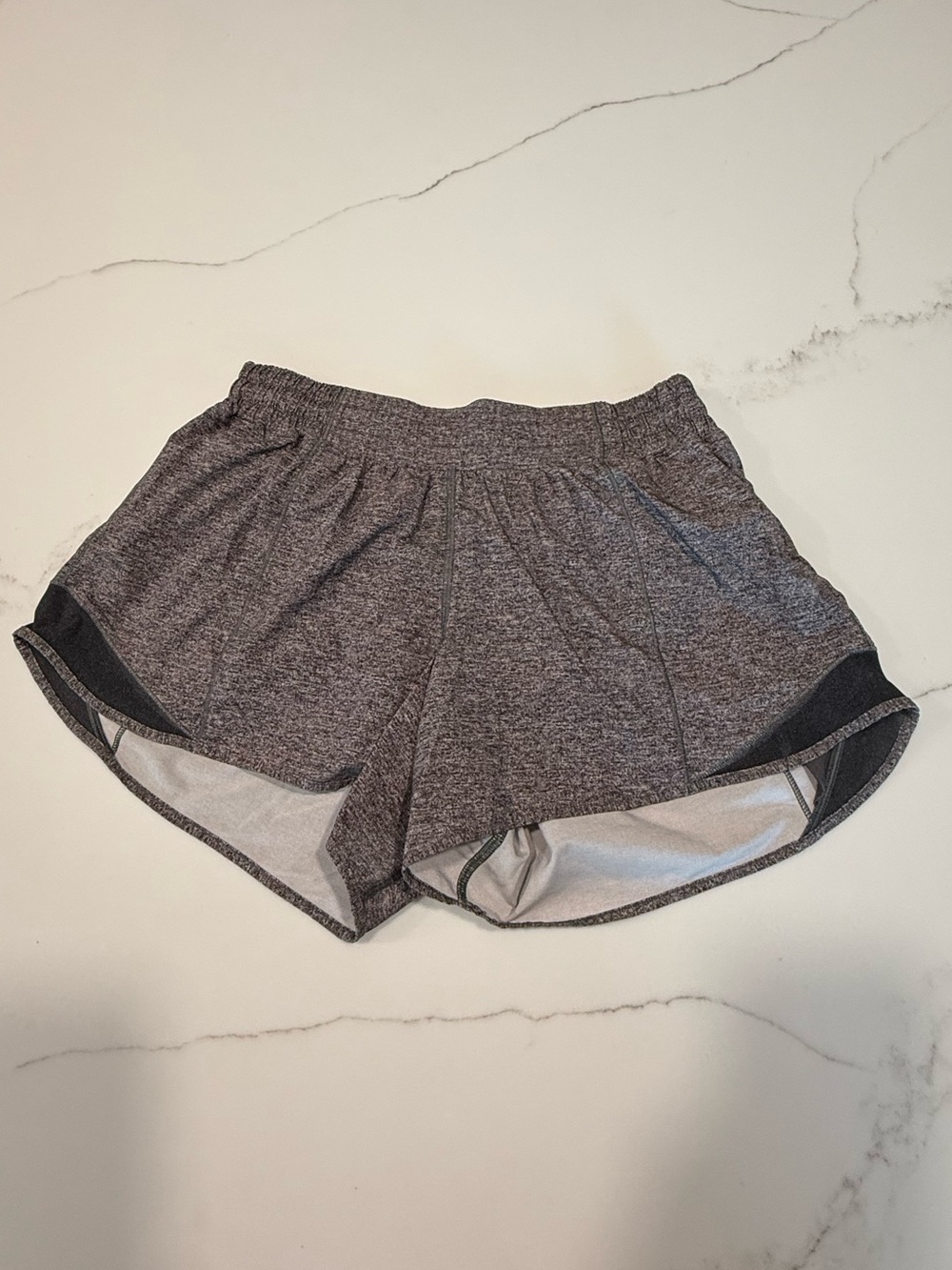 lululemon athletica Heather Gray Athletic Shorts